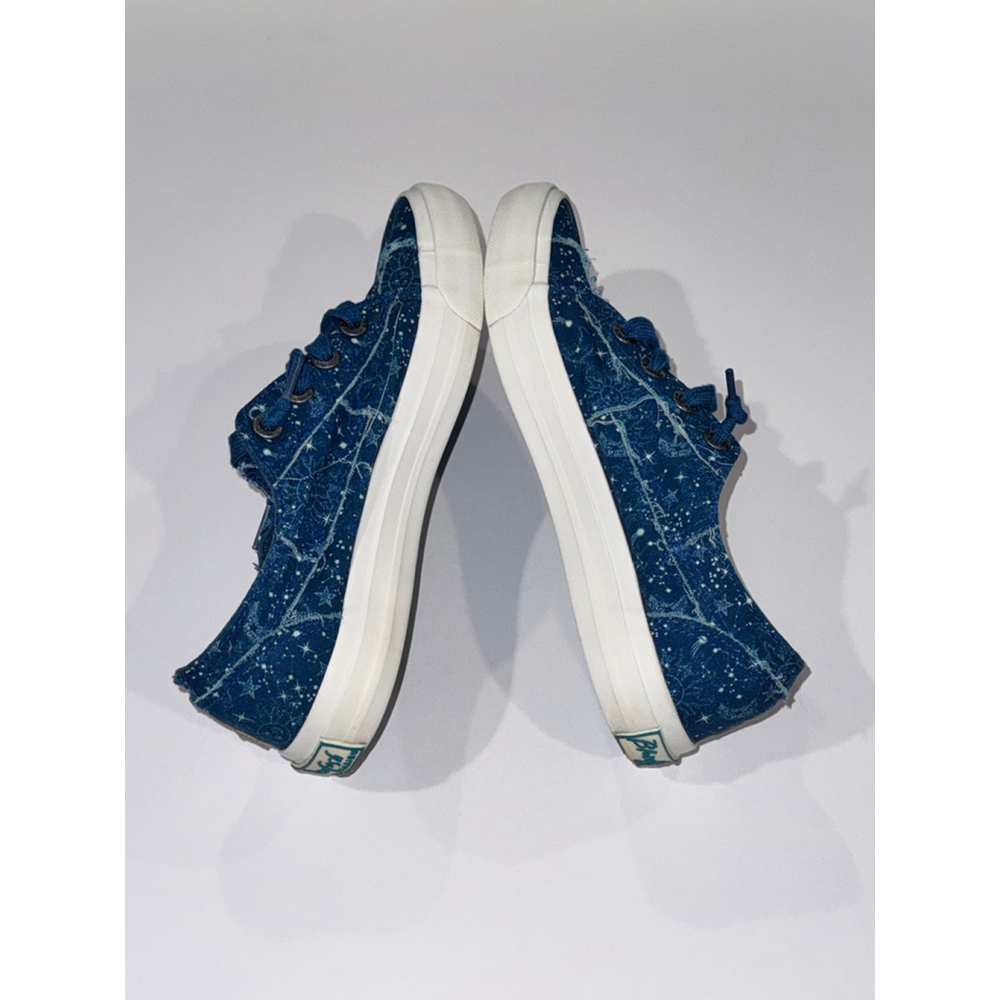 Blowfish Blue Celestial Astrology Sun Moon Slip On Sneakers - Picture 4 of 7